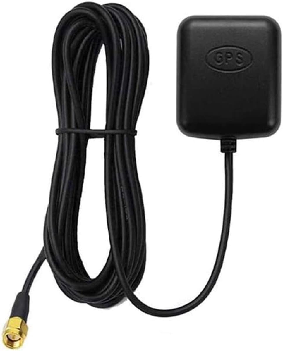 Waterdichte actieve GPS-voertuigantenne met SMA-mannelijke connector- 28 dB versterking- 3-5 V DC magnetische GPS-antenne — afbeelding 1