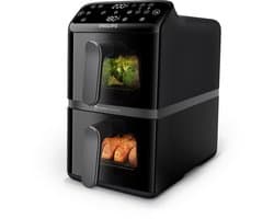 Philips 4000 Series Dual-Stacked Dubbele Airfryer – NA460/00 - 2 Lades (Sync) – 10 L – Tot 6 Personen – Bespaart 45% Ruimte — afbeelding 1