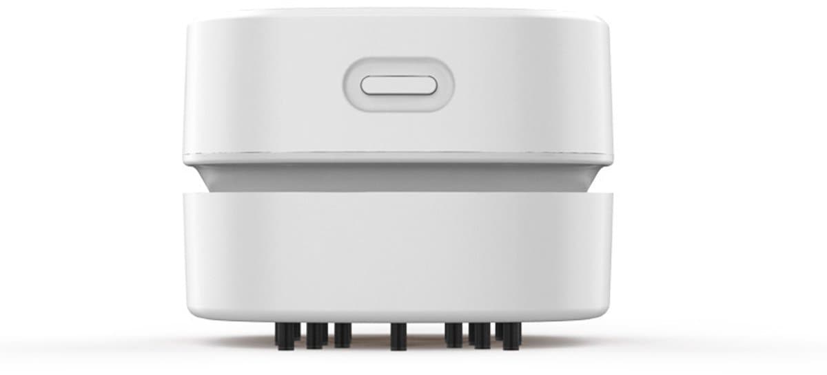 Bureaustofzuiger - Mini tafelstofzuiger energiebesparend-Handstofzuiger- Ontwerp voor toetsenbord/thuis/school/kantoor (wit) — afbeelding 1