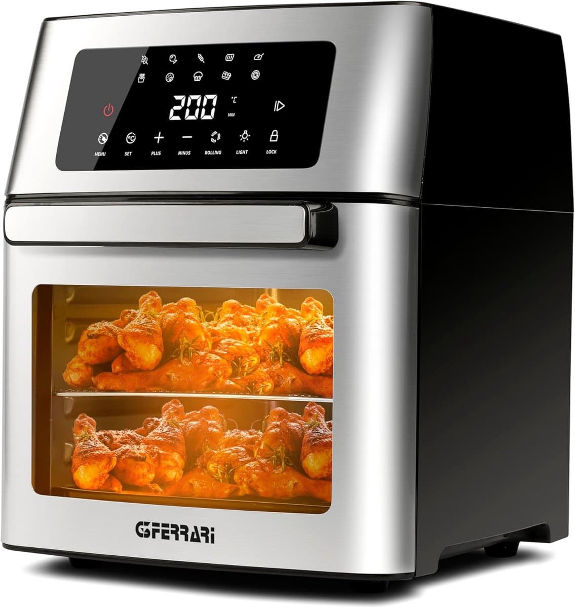 XXL 15L Airfryer Oven met 10 Programma's en Digitale Display - 1700W — afbeelding 1