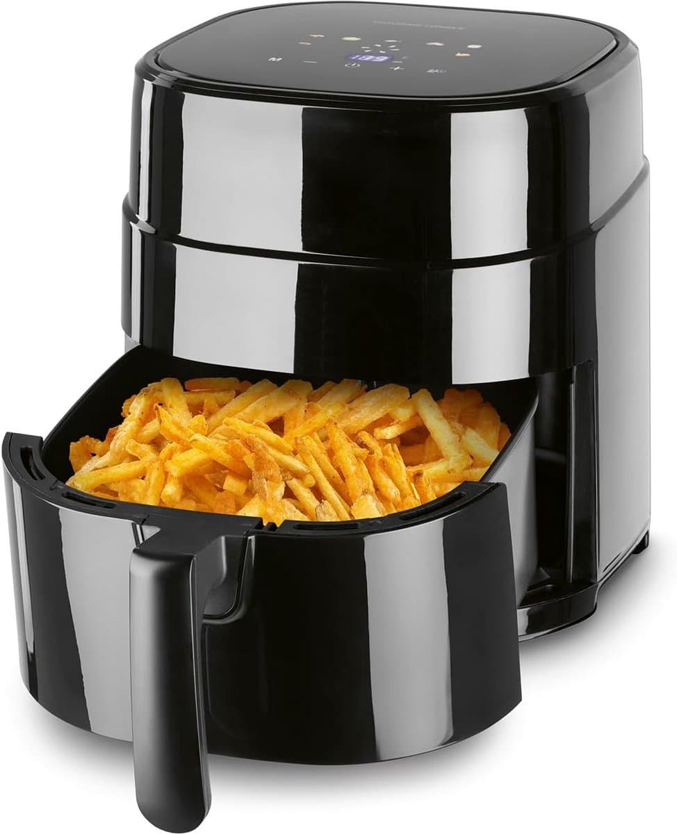 Heteluchtfriteuse 4.5 L met Digitaal Display - 1400W - Vetvrij Frituren tot 200°C — afbeelding 1