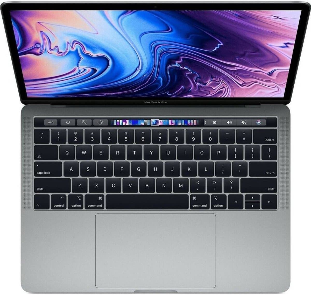 MacBook Pro 13" 2019 Intel Core i5 2.4GHz 16GB 512GB SSD Space Grey QWERTY — afbeelding 1