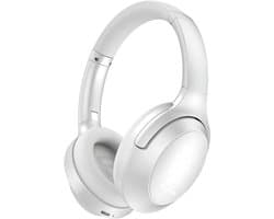 Srhythm NC45 Active Noise Cancelling Headphones, Wireless Bluetooth Headphones Over Ear with Microphone, Deep Bass, Foldable and Durable, 40 Hours Playtime for TV/PC/Mobile Phone