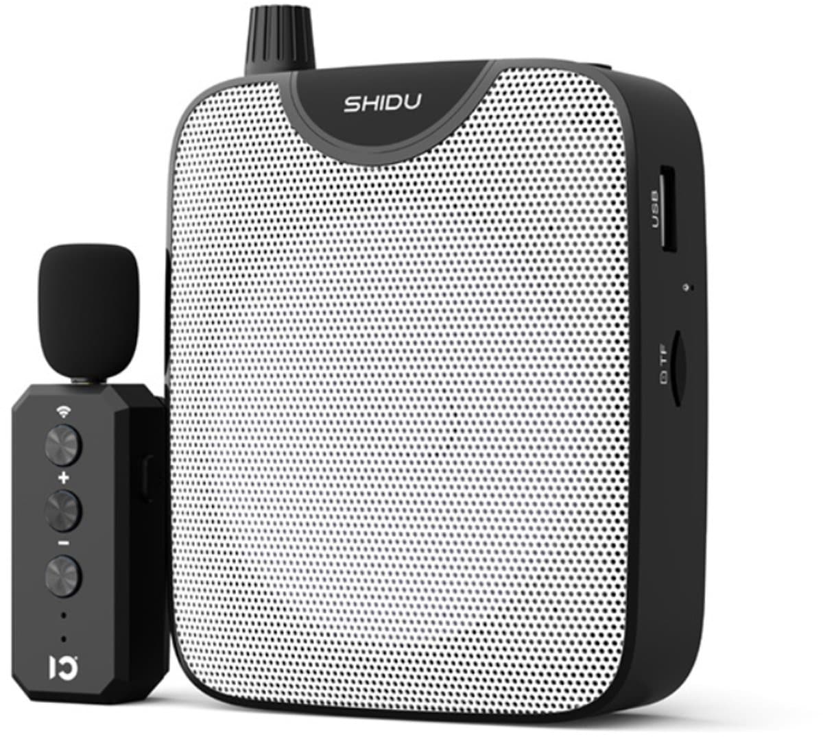 SHIDU M500 Spraakversterker Draadloos - Stemversterker - Geluidversterker - Draagbare Bluetooth Luidspreker en Draadloze Headset - Oplaadbare Stemversterker voor Leraren - Reizigers - Vergaderingen - Muzikanten — afbeelding 1