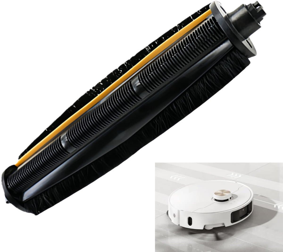 Vervangende hoofdborstel L40 Ultra TriCut compatibel met Dreame X40 Ultra/X30 Ultra/L10s Pro Ultra/L10s Ultra/L20 Ultra - Anti-haarroller -| Diepe reiniging voor dierenhaar tapijt en harde vloeren — afbeelding 1
