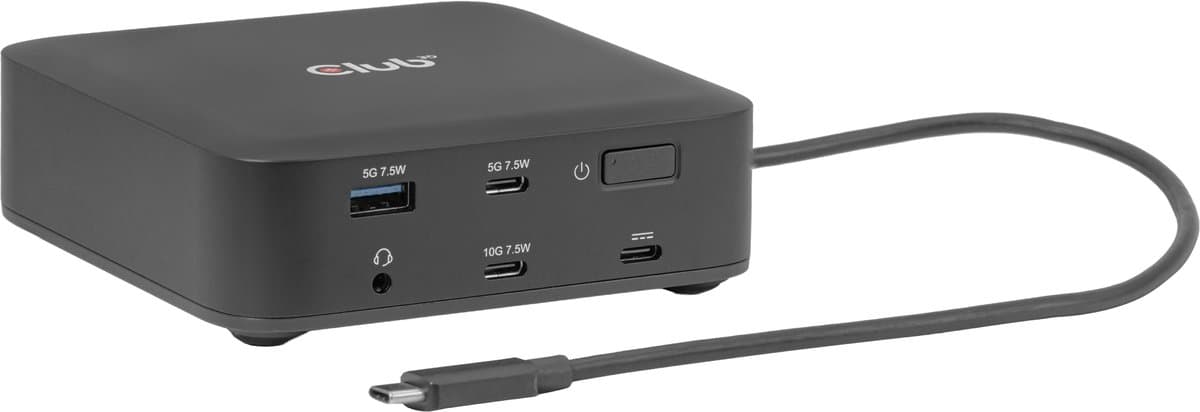 Club 3D 12-1 USB-C Quad DisplayLink Dockingstation — afbeelding 1