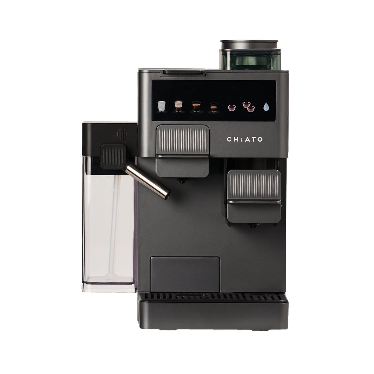 CHiATO coffeePLAY 5-in-1 Koffiemachine bonen met melksysteem - Grijs — afbeelding 1