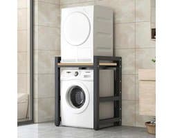 Ruimtebesparende Wasmachine- en Droogkast met Verstelbare Hoogte