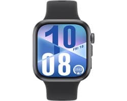 HUAWEI WATCH FIT 4 - Zwart Fluorelastomeer Horlogeband - Ultra slank design | Geavanceerde sportmodi | Tot 10 dagen batterijduur | Compatibel met iOS en Android