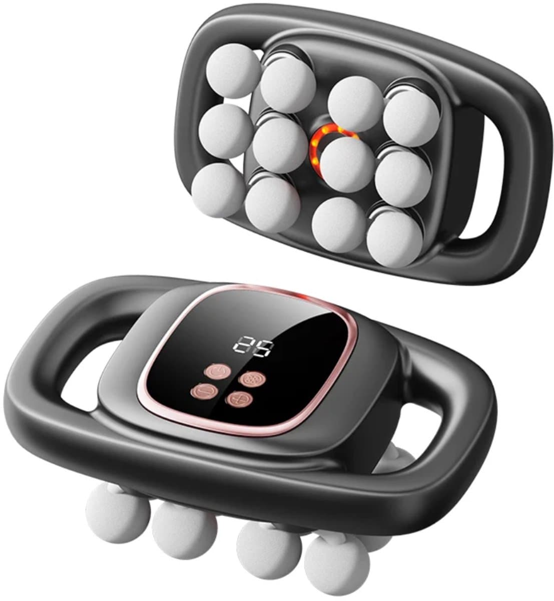 Massage Gun 12 koppig – Infrarood Massage apparaat met 30 Snelheden – Deep Tissue & Sport Massage Pistool – Professioneel Ontspanningsapparaat — afbeelding 1