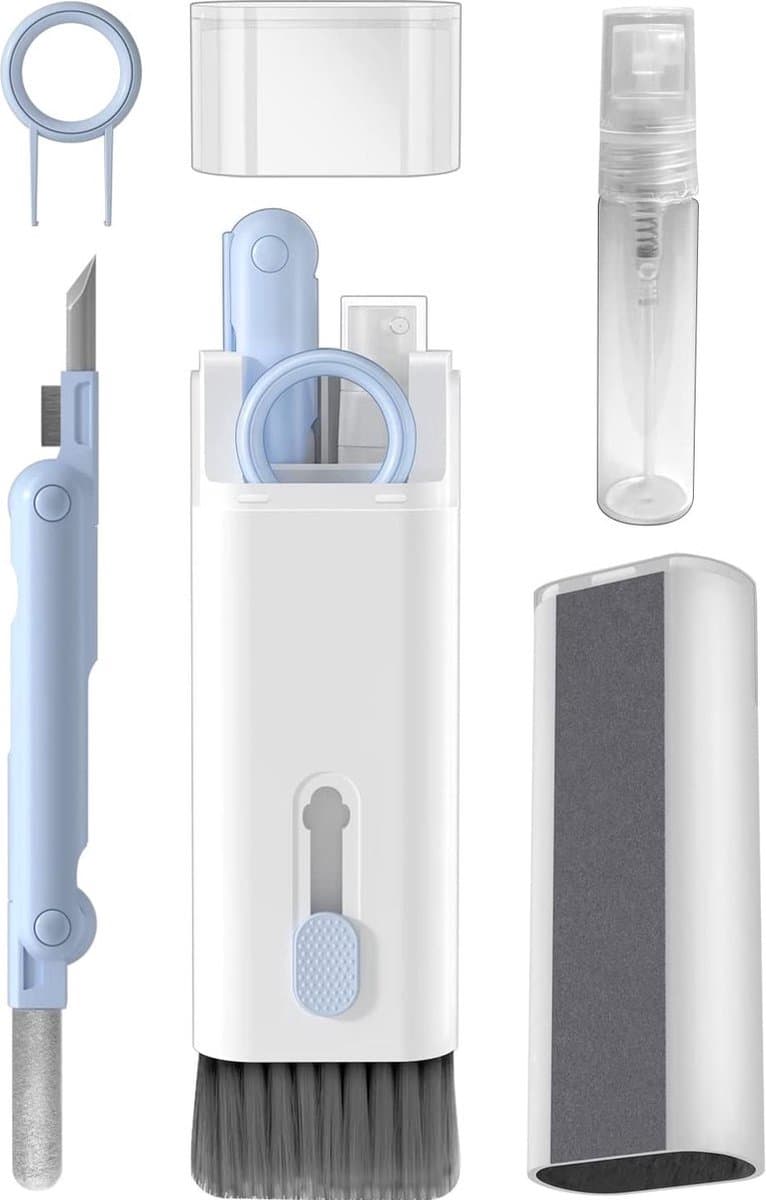 7 in 1 Airpods cleaning kit - Keyboard cleaner - Airpods cleaner - Toetsenbord reiniger - Airpods schoonmaakset - Toetsenbord schoonmaken - Keycap puller — afbeelding 1