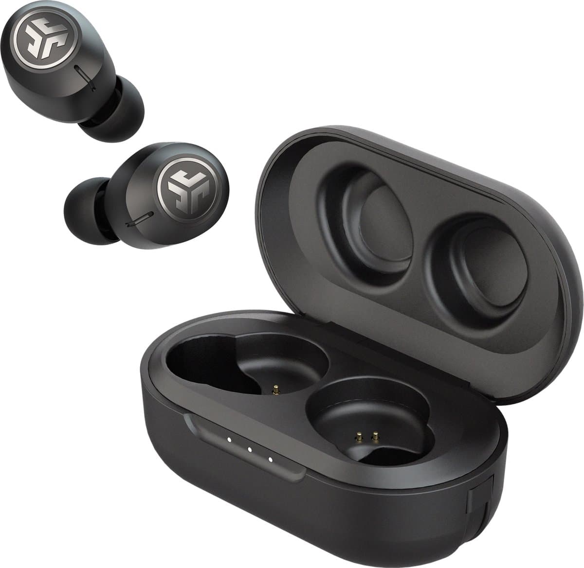 JLab JBuds Air ANC Volledig Draadloze Oortjes met Ruisonderdrukking - Draadloze Oordopjes - Bluetooth Oordopjes - Wireless earbuds - Draadloze Oortjes - Oplaadcase - Zwart — afbeelding 1