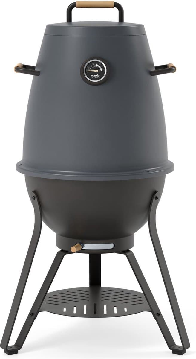 Kandu Cooking 41 kooksysteem - Coal Grey - Vertical Cooking barbecue - Ø58 x H95 cm — afbeelding 1