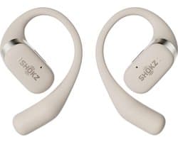 Shokz OpenFit - Open-Ear - Sporthoofdtelefoon - Beige