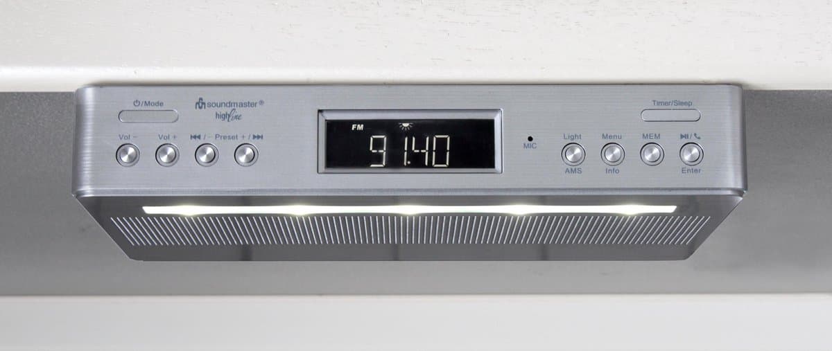 Soundmaster UR2045SI - Keuken onderbouwradio, DAB+/FM met bluetooth en kookwekker — afbeelding 1