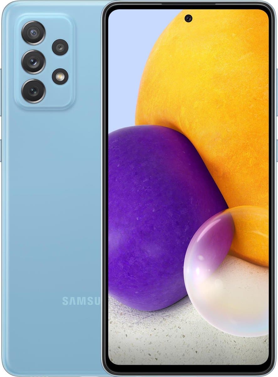 Samsung Galaxy A72 4G - 128GB - Awesome Blue — afbeelding 1