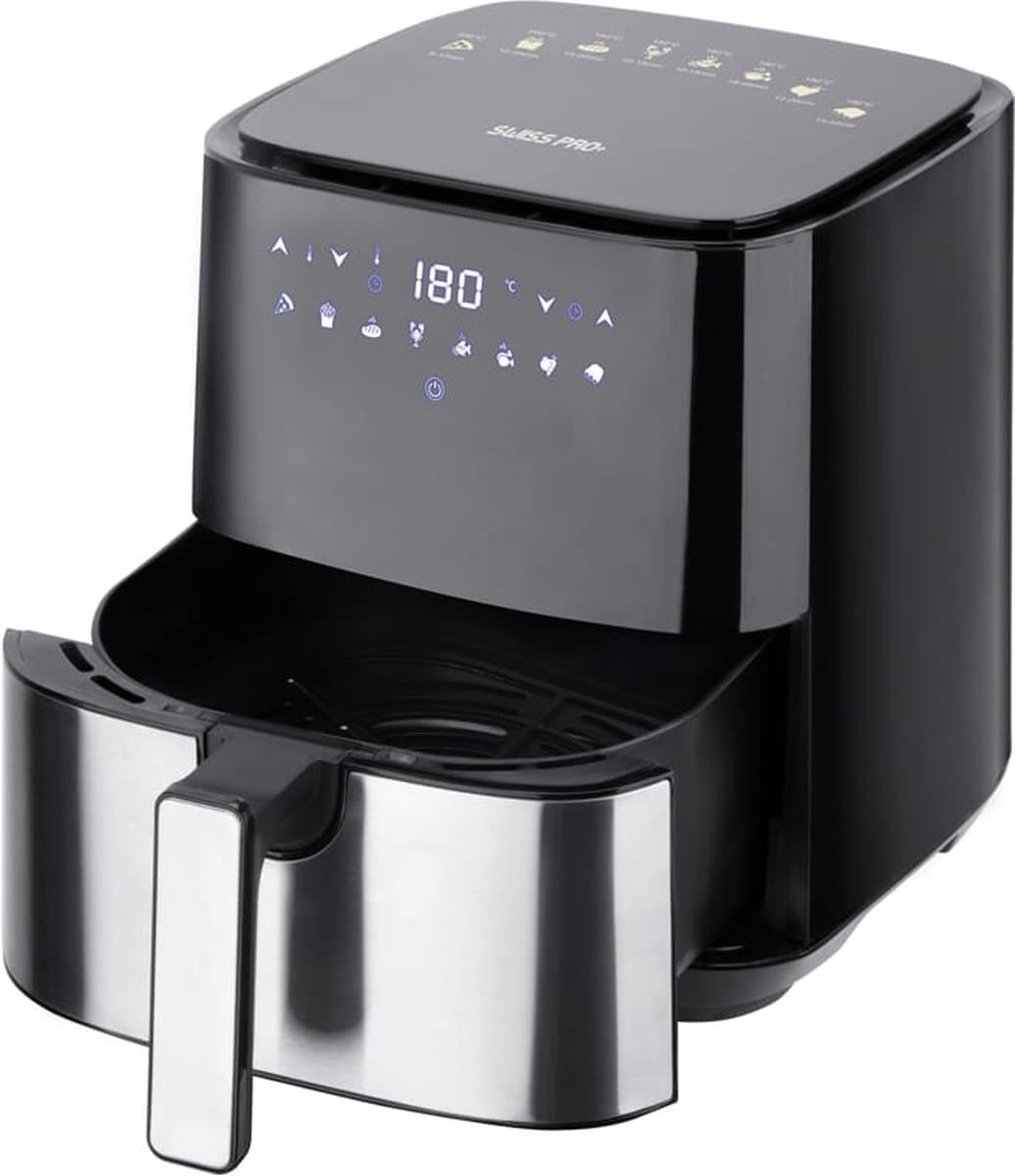 Swiss Pro+ SP-AF1450 - Heteluchtfriteuse Digitaal - 5L - Touchscreen - Zwart — afbeelding 1