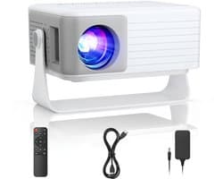 TYR® Mini Beamer - Projector - Beamer - Wit - 12cm x 10cm x 9cm