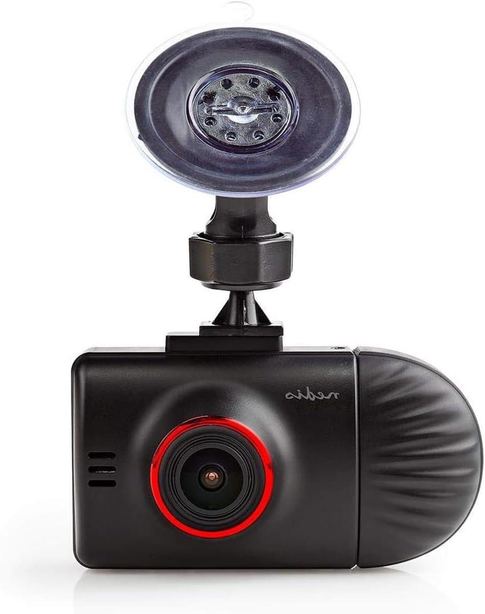Dash Cam - Autocamera recorder - Veiligheid onderweg - Dubbele camera - 1440P - Rood/zwart — afbeelding 1