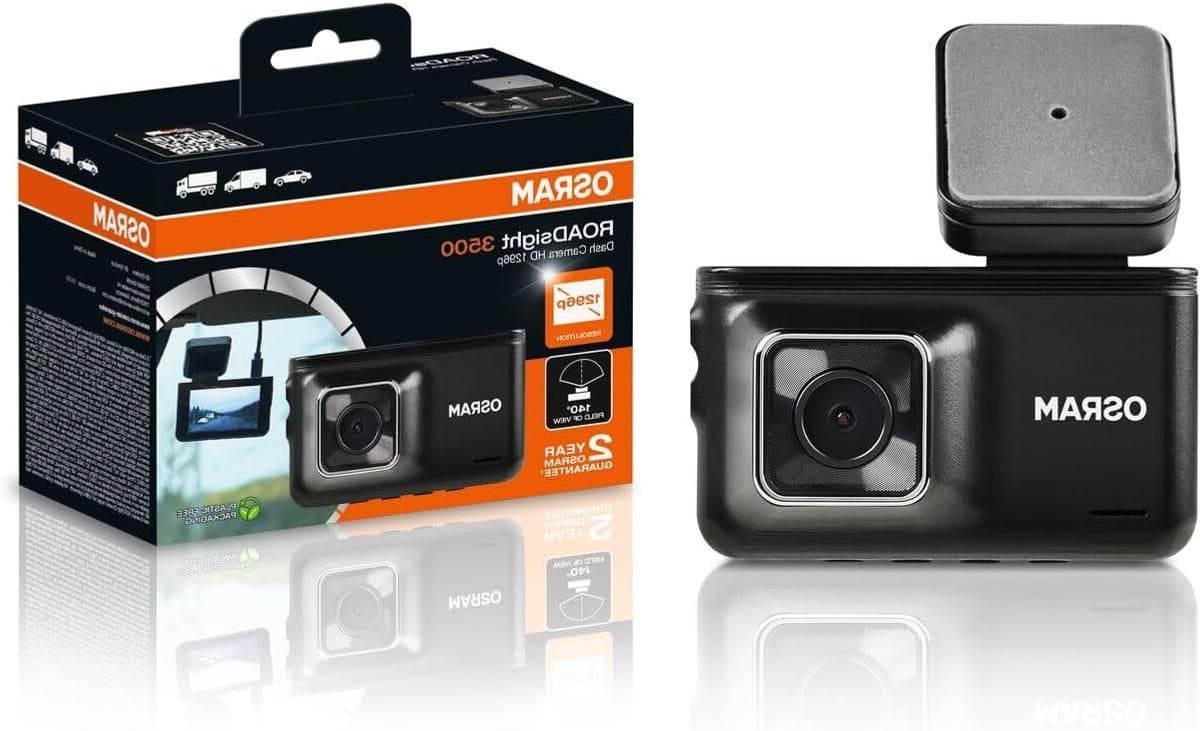 Dashcam - Autocamera Video - Veilig Rijden Vastleggen - 1296p HD Resolutie - 3 Inch Scherm - Zwart — afbeelding 1