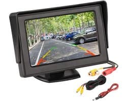 HD Mini 4.3 inch Monitor Digital TFT LCD 800 * 480 In-dash Parking Video System Parking Assist 2 RCA Screen for Car - ShopVlot