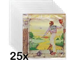 Pinguïn Records Glasheldere PVC hoezen - LP hoezen - 25 stuks - VinylCare Ultimate Shieldsleeve - LP Beschermhoezen - Hard plastic - Premium kwaliteit - Extra stevige hoeken - Buitenhoezen voor standaard LP’s - 250 Micron