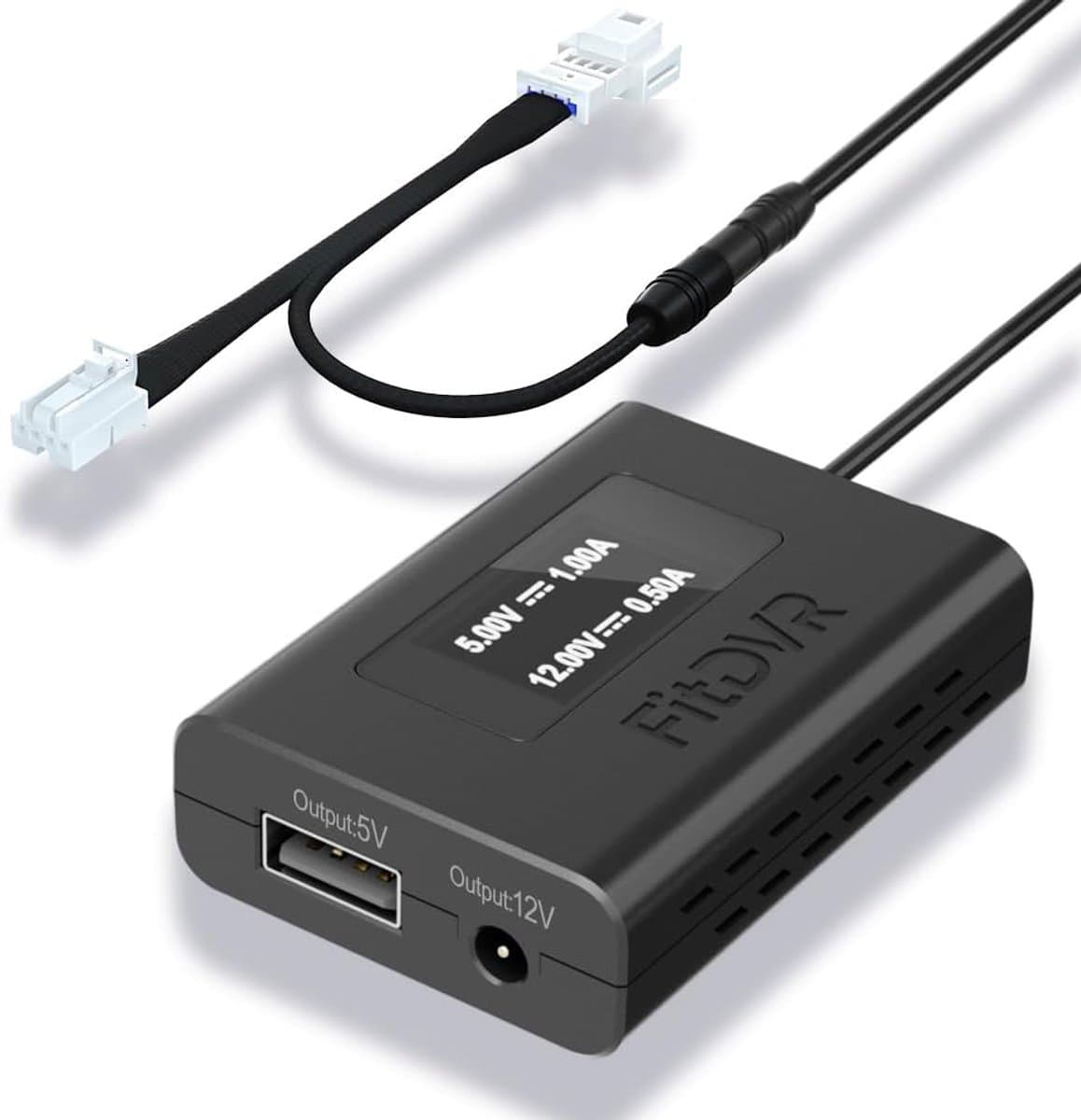 SnelShoppen - Dashcam Power Adapter 4-Pin voor Mercedes-Benz, USB Powered met LED Display, Eenvoudig te Installeren, Geschikt voor Diverse Modellen, 5 — afbeelding 1