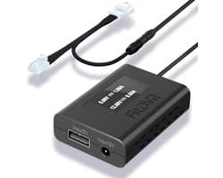SnelShoppen - Dashcam Power Adapter 4-Pin voor Mercedes-Benz, USB Powered met LED Display, Eenvoudig te Installeren, Geschikt voor Diverse Modellen, 5