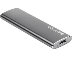 Externe SSD - Draagbare Opslag - Snelle Data Transfer - Aluminium Behuizing - 240 GB - Spacegrijs