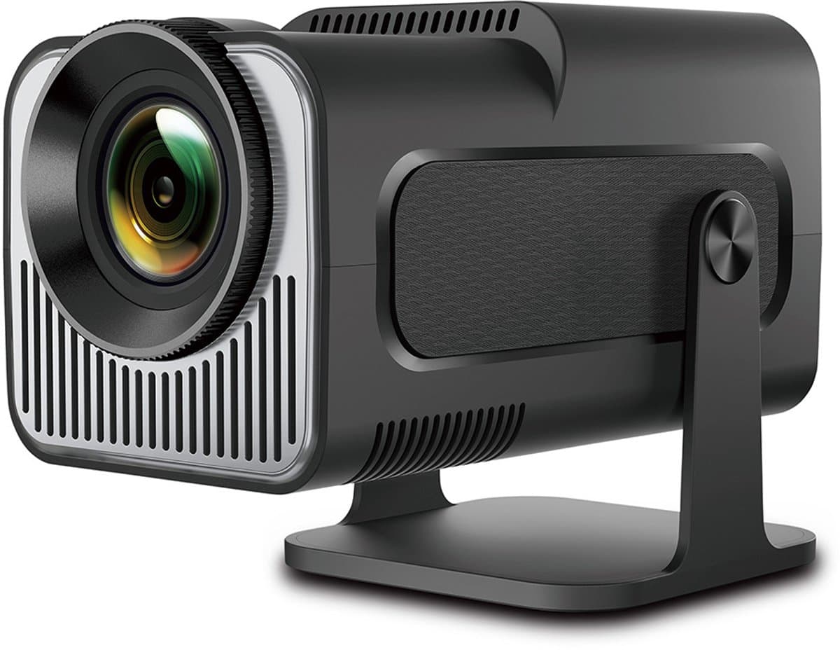 Beamer Full HD 1080P - Android 11 Besturingssysteem - 300 ANSI Lumen - LCD - Zwart - Voor Thuisbioscoop En Gaming — afbeelding 1