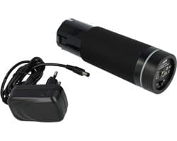 Oplaadset Massageapparaat - Batterij en Lader - Herstel Bevorderen - Compleet Vervangingsonderdeel - 2400mAh - Zwart