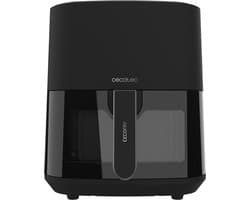 Cecotec Heißluftfritteuse ohne Öl 5,5L Cecofry Fantastik Window 5500 Fenster. 1500W, PerfectCook-Technologie, 9 Kochmodi, Touchscreen, Einstellbar 80-200ºC, Fenster, Kochzeit bis zu 60 Min