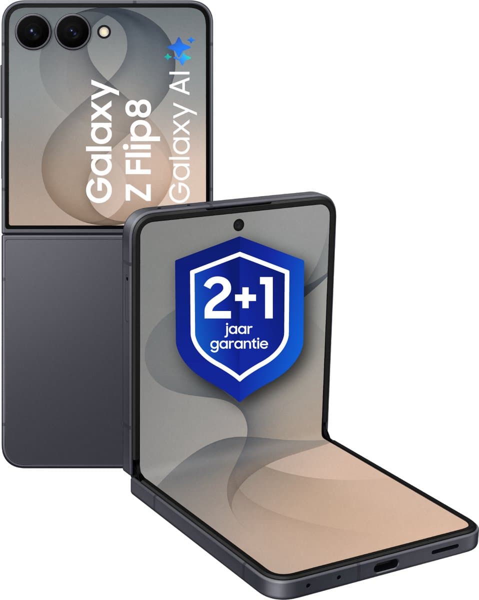 Samsung Galaxy Z Flip8 5G - Smartphone - 512GB - Graphite + 1 jaar extra garantie — afbeelding 1