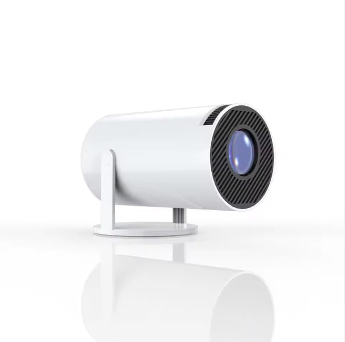 SnelShoppen - HY300 Mini Portable Projector 4K - 500 ANSI Lumens - Draadloze Dual 2.4G/5G WiFi - 94 Inch - Elektronische Keystone - Home Cinema Projec — afbeelding 1