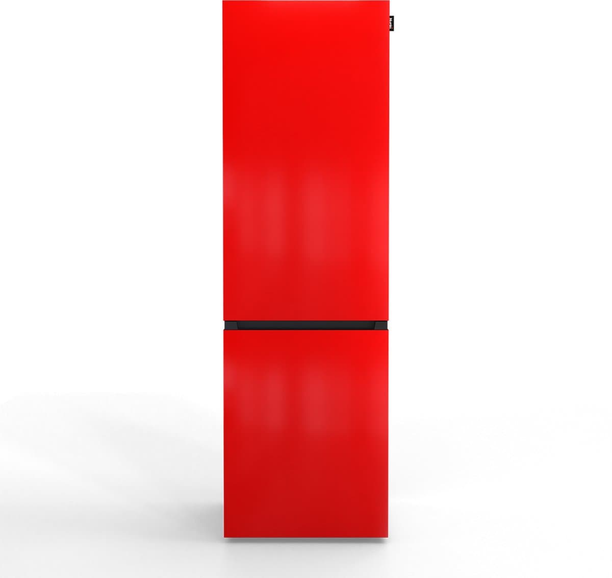 NUNKI LARGECOMBI-FRED / Combi Bottom Koelkast, E klasse, 269l, Hod Rod Red, Gloss (FRONT only) — afbeelding 1