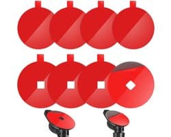 SnelShoppen - 8Pcs Dash Cam Adhesive Pads - Ronde Hittebestendige Plakstrips voor Auto, Stevige Bevestiging voor Dashcam en Telefoonhouder, Hoge Kwali