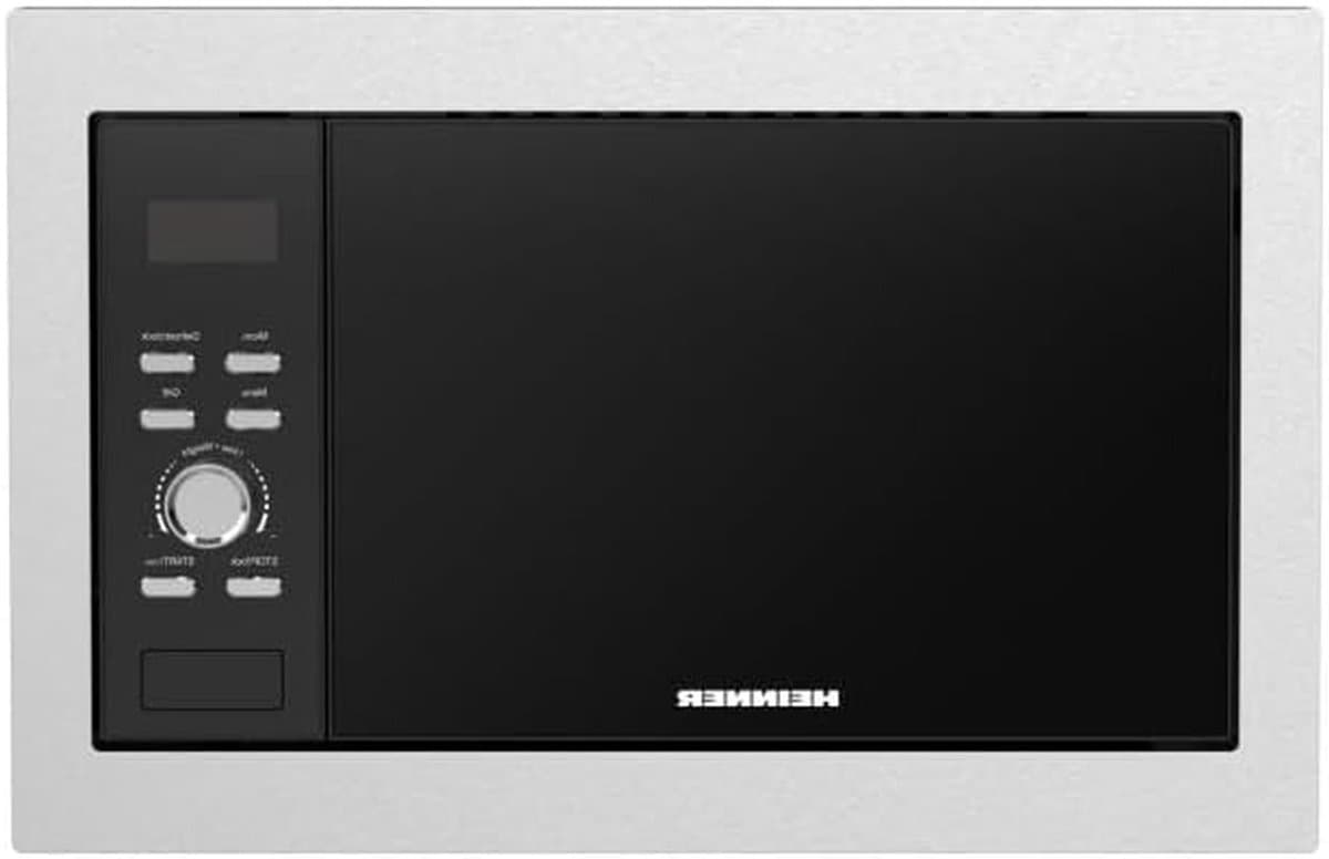 Inbouw Magnetron - Magnetron Oven - Snel Eten Opwarmen - Geïntegreerde Grillfunctie - 23 Liter - Roestvrij Staal — afbeelding 1