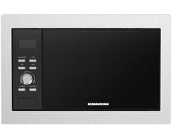 Inbouw Magnetron - Magnetron Oven - Snel Eten Opwarmen - Geïntegreerde Grillfunctie - 23 Liter - Roestvrij Staal