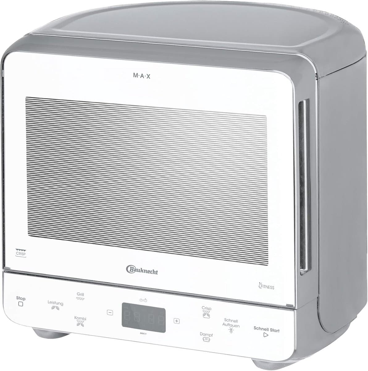 SnelShoppen - Magnetron en Grill Combinatie 700 W, Compacte Hoekvorm, 13 Liter, Stoomkookfunctie, Crisp Systeem, Snelle Ontdooifunctie voor Keuken en — afbeelding 1