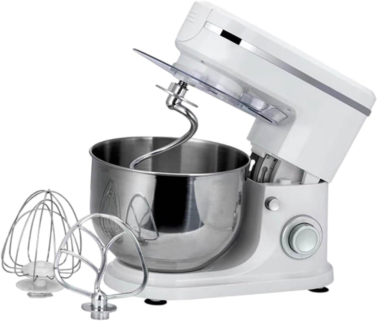 Keukenmixer - Voedselmixer - Thuis Bakken - 7 Snelheden - 5 Liter Kom - Wit — afbeelding 1