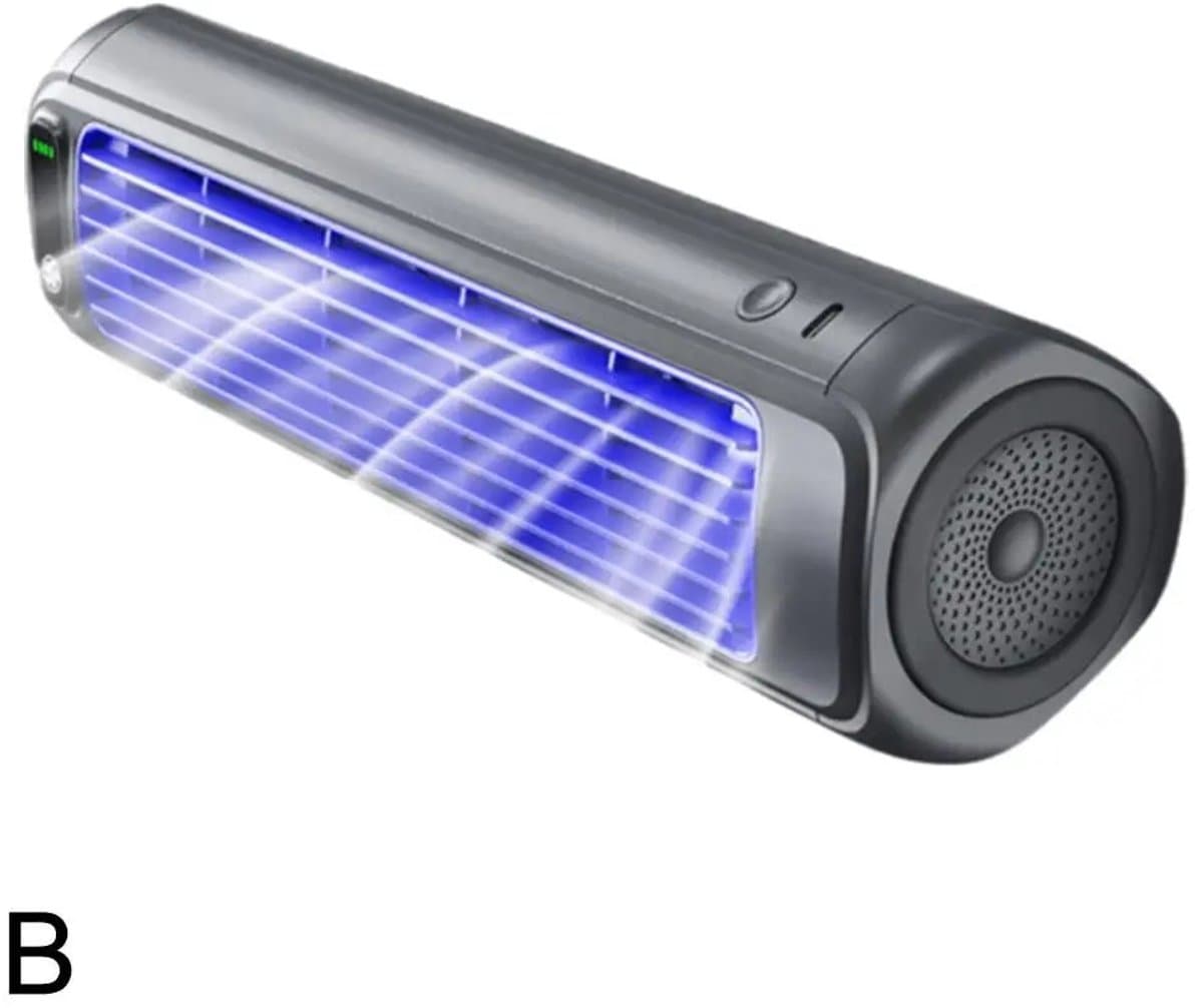 AURORAS-Wandventilator met 3 Snelheden – Draagbare Ventilator – Fluisterstil – Krachtige Luchtcirculatie – Voor Keuken, Slaapkamer, Kantoor & Woonkamer — afbeelding 1