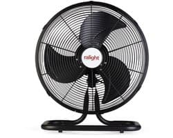 Vloerventilator ø40cm 16W 5200mHa accu zwart
