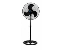 Industriële Staande Ventilator 18 Inch (45 cm) - 80W - 3 Snelheden - Oscillerend - Verstelbare Hoogte - Zwart