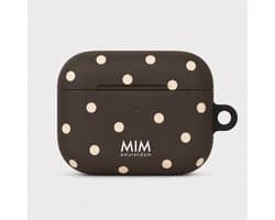 MIM Amsterdam - Spot On - Geschikt voor AirPods Pro 2 - AirPod hoesje - Stippen print - AirPod hoesje met print - Shockproof- Cover voor AirPods - Trendy AirPod case