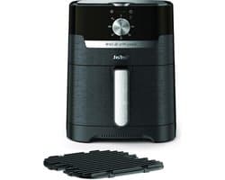 Heteluchtfriteuse Grill - Airfryer Frituurpan - Gezond Koken - 2-in-1 Technologie - 42 Liter - Zwart