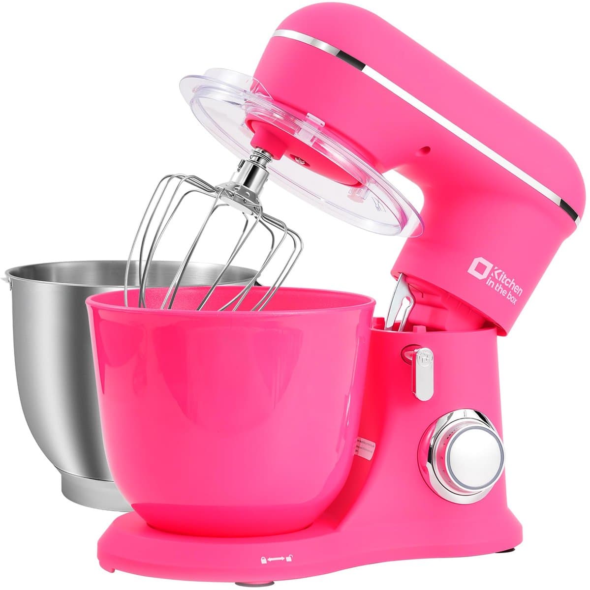 SnelShoppen - Kitchen in the Box Keukenmachine 1300W, 10 snelheden, 4.5L + 5L mengkommen, elektrische standmixer met garde, klopper en deeghaak (Donke — afbeelding 1