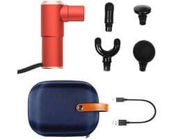 Massage Gun - Fascia Gun Mini - Spierherstel Bevorderen - 50mm Diepe Massage - 0.5kg - Rood