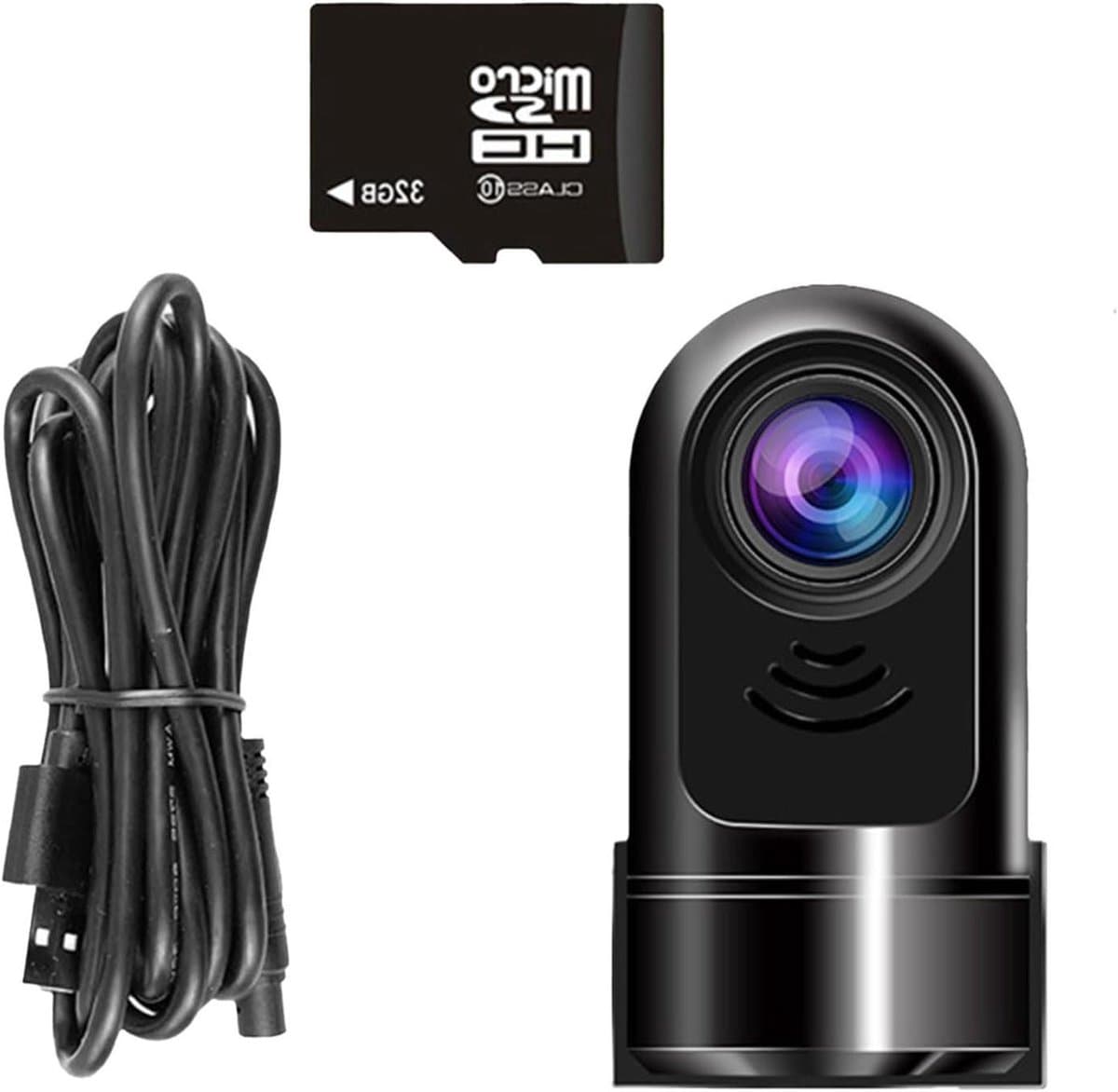 Mini Dashcam - Autocamera Rijrecorder - Veilig Rijden - ADAS Rijassistentie - 1080p HD - Zwart — afbeelding 1