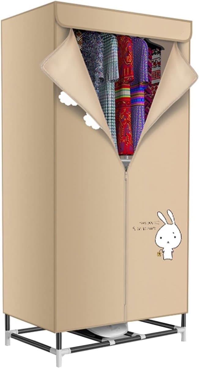 Kleine Droger Machine - Elektrische Kledingdroger - Snel Kleding Drogen - Compact Ontwerp - 30 Kilogram Capaciteit - Bruin — afbeelding 1