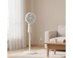 Staande Ventilator - Torenventilator Stille - Ruimte Koelen - Afstandsbediening Timer - 40 Watt - Wit